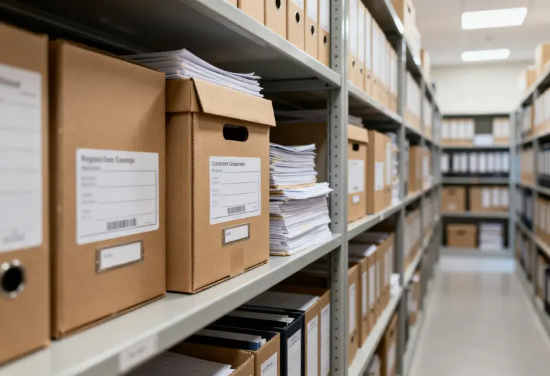 business document storage and retention system